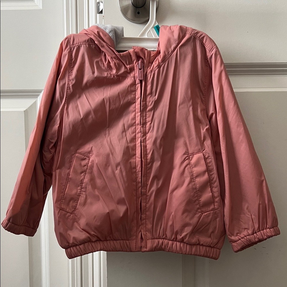 Old Navy 18-24M Kids Pink Water Resistant Zip Hooded Jacket